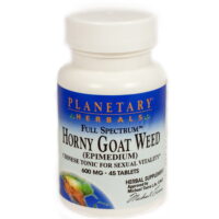 Planetary Herbals Full Spectrum Horny Goat Weed Tablets, 45 Ct