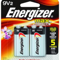 MAX Alkaline 9V Batteries 2/Pack