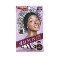 KISS - RED SILKYSATIN DOUBLEWEAR CAP (XL & ZEBRA)