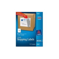 Avery TrueBlock Shipping Labels, 8-1/2' x 11' , 25 Labels (8165) 8.50' Height x 11' Width - Inkjet - White - Paper - 1 / Sheet - 25 Total Label(s) - 25 / Pack