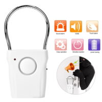 OTVIAP Touch Sensor Alarm, Vibration Door Alarm,120dB Touch Sensor Door Handle Alarm Anti-theft Vibration Window Burglar Alert Home Security