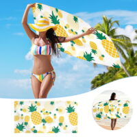 School Year Savings! SuoKom 75x150cm Square Beach Towel Microfiber Shawl Beach Towel Swimming Pool Multifunctional Towel