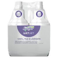 Swiffer WetJet, Vinyl, Tile & Laminate Solution Refill for Floor Mopping and Cleaning, All Purpose Multi Surface Floor Cleaning Solution, 2 Pack of 1.25 Liters Each
