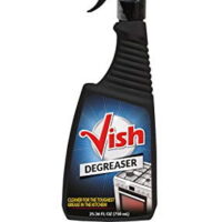 VISH Super Clean Foaming Multi-Surface All Purpose Cleaner Degreaser Spray,Kitchen Degreaser,Removes Kitchen Grease, Grime and Baked-on Food, 25.33Fl Oz (SET OF 3)