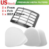 Vacuum Filter Kit For Shark Navigator Lift-away Nv350 NV351, NV352, NV355, Nv356