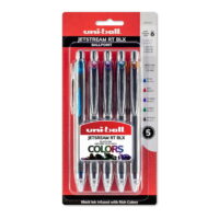 uni-ball Jetstream RT BLX Retractable Rollerball Pen Bold Point 140651