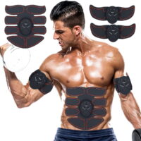 Amerteer Abs Stimulator, Muscle Toner - Abs Stimulating Belt- Abdominal Toner- Training Device for Muscles- Wireless Portable to-Go Gym Device- Muscle Sculpting at Home- Fitness Equipment
