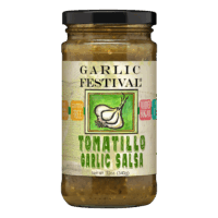 Garlic Festival Tomatillo Garlic Salsa Net Wt. 12 oz