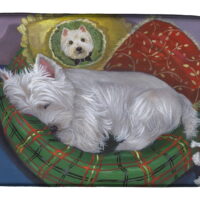Westie Precious Toto Dish Drying Mat