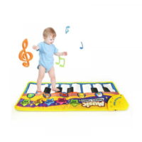 Topumt Kids Baby Musical Piano Play Mat Development Educational Soft Toys