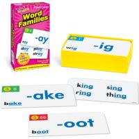 Trend Word Families Skill Drill Flash Cards - Set of 96
