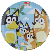 Zak! Designs Bluey Melamine Plate BPA Free - Bluey Family