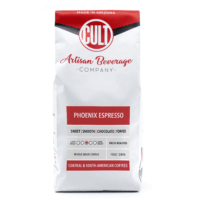 Cult Coffee - Phoenix Espresso, Whole Bean, Medium Roast, 10oz