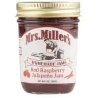 Mrs. Miller's Red Raspberry Jalapeno Jam 9 oz. (3 Jars)