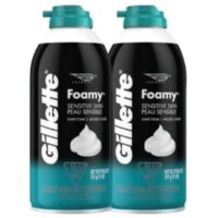 Gillette Foamy Sensitive Skin Shaving Cream - 11 Oz - 2 Pk
