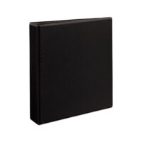 Durable View Binder with DuraHinge and EZD Rings 3 Rings, 1.5" Capacity, 11 x 8.5, Black, 9400