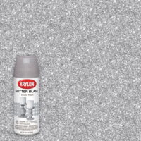 Krylon Glitter Blast Spray Paint, Silver Flash, 5.75 oz