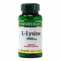 Natures Bounty L-Lysine 1000Mg Tablets - 60 Ea, 3 Pack