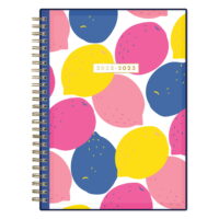 Blue Sky 2022-2023 Weekly Monthly Planner Notes, 5.875' x 8.625', by Dabney Lee, Lemons