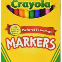 Crayola Classic Fine Line Markers Assorted Colors 10 Count