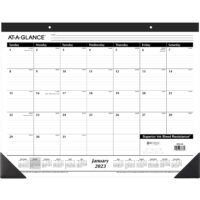 AT-A-GLANCE 2023 Monthly Desk Pad Calendar, Standard, 21 3/4' x 17'