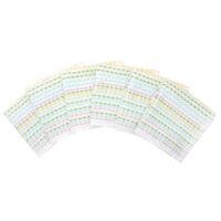 RITZ Pebble Cotton Terry Bar Mop Dish Cloth Set, 6-Pack, Spring, 12” x 12”