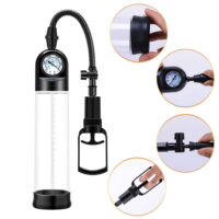 Male Pennis Vacuum Pump with Buit in Gauge