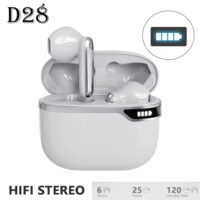 TWS Earbuds Wireless Earbuds Bluetooth 5.2 In-ear Headphones HiFi Stereo Earphones for iPhone Airpods Android Waterproof Touch Control Sports Headsets with Charging Case 120h Standby White