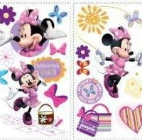Disney 'Mickey & Friends' Minnie Bow-tique Wall Decal Cutouts 18'x40'