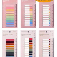 Sticky Tabs Book Tabs Index Tabs Morandi for Notebooks Annotating Books, Arrow Flag Tabs Colored Sticky Notes for Teacher Home School 1200 Pcs