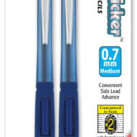Quicker Clicker Pentel Quicker Clicker Mechanical Pencil (0.7 mm) Blue Barrel 2-Pack