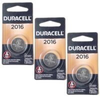 3X Duracell 3V Lithium Coin Battery Replaces SB-T11, 5000LC, BR2016, 280-202/4/6
