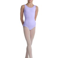 DanzNmotion by Danshuz Girl's Tank Leotard 4-6 PURPLE