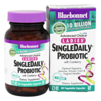 Bluebonnet Nutrition - Advanced Choice Ladies SingleDaily Probiotic 10 Billion - 30 Capsules
