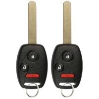 2 PACK KeylessOption Keyless Entry Remote Control Car Key Fob Replacement CWTWB1U545 for 2005-2008 Honda Pilot