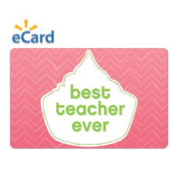 Pinkberry $15 Thank You Teacher Gift Card (Email Delivery)