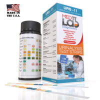 11 Parameters Urine Test Strips for Urinalysis. 150 Cnt Reagent Test Strips for UTI, CKD, and More