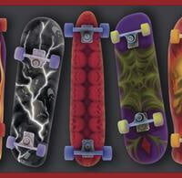 879866 Airbrush Skateboards Wallpaper Border BVB92052b