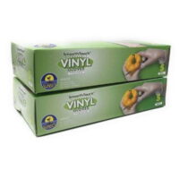 Sunset Disposable Vinyl, Non-Sterile, Powdered Gloves (Small) 200 pcs