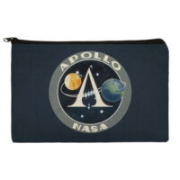 NASA Apollo Space Program Patch Pencil Pen Organizer Zipper Pouch Case