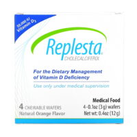 Replesta Vitamin D Orange Chewable Wafers, 4 Count