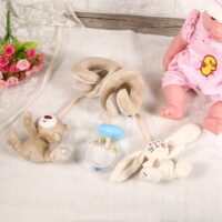 Mgaxyff Baby Bed ,1Pc Infant Baby Spiral Activity Crib Bed Stroller Animanl Rabbit Bear Hanging Rattle Toys Hot ,Crib toy
