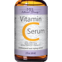 DOUBLE SIZED (2 oz) PURE VITAMIN C SERUM FOR FACE 20% With Hyaluronic Acid - Anti Wrinkle, Anti Aging, Dark Circles, Age Spots, Vitamin C, Pore Cleanser, Acne Scars, Organic Vegan Ingredie