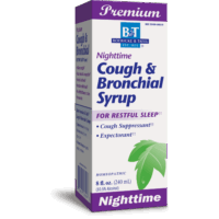 B&T Nighttime Cough & Bronchial Syrup for Restful Sleep Homeopathic, 8 Oz. (Nature's Way Brands)