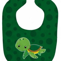 Caroline's Treasures Baby Bib, Cute Sea Turtle