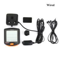 Bike Computer Bicycle Speedometer Cycling Odometer Speeding Alert Stopwatch Multi Function Waterproof 4 Line Display With Backlight