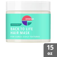 emerge Back To Life nourishing Curl Enhancing Treatment Deep Hair Conditioner Mask with Almond Milk, 15 oz