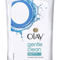OLAY Wet Cleansing Cloths Gentle Clean, Sensitive/Fragrance-Free 30 Ea (Pack of 2)
