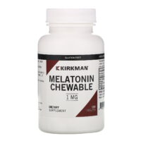 Melatonin Chewable Tablets, 1 mg, 100 Tablets, Kirkman Labs
