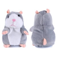 Hilarious Talking Hamster Toy That Repeats What You Say | Interactive Repeating Plush Toys for Baby | Lovely Brown Color That Will Mimic Your Words | Very Funny and Adorable Electronic Animal